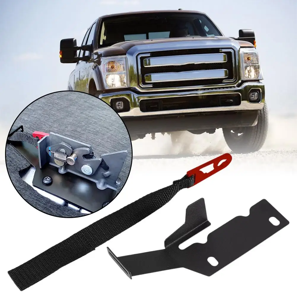 

For Ford F150 F250 F350 2009-2022 Rear For Seat Latch Release Kit Black Strap Rear For Seat Back Car Accessories I7D1