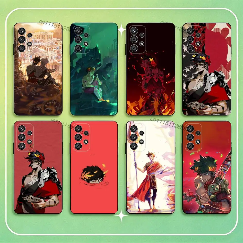 Hades Game Z-Zagreus Phone Case For Samsung S25,24,23,22,21,S20,Ultra,Plus,FE Black Soft Cover