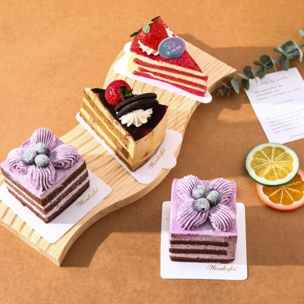 50/100pcs Disposable Dessert Boards Golden White Round Square Paper Food Mats Thicken Paper Cupcake Display Trays for Parties