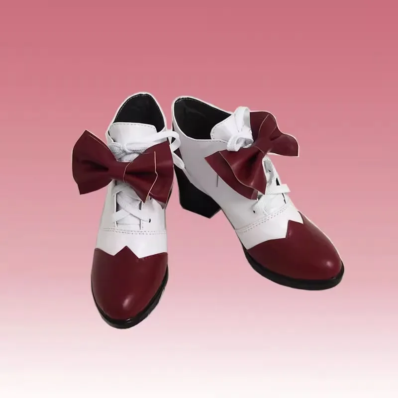 Chaussures de Costume de Cosplay de majordome noir Ciel Phantomhive, chaussures de couleur thé noir faites à la main