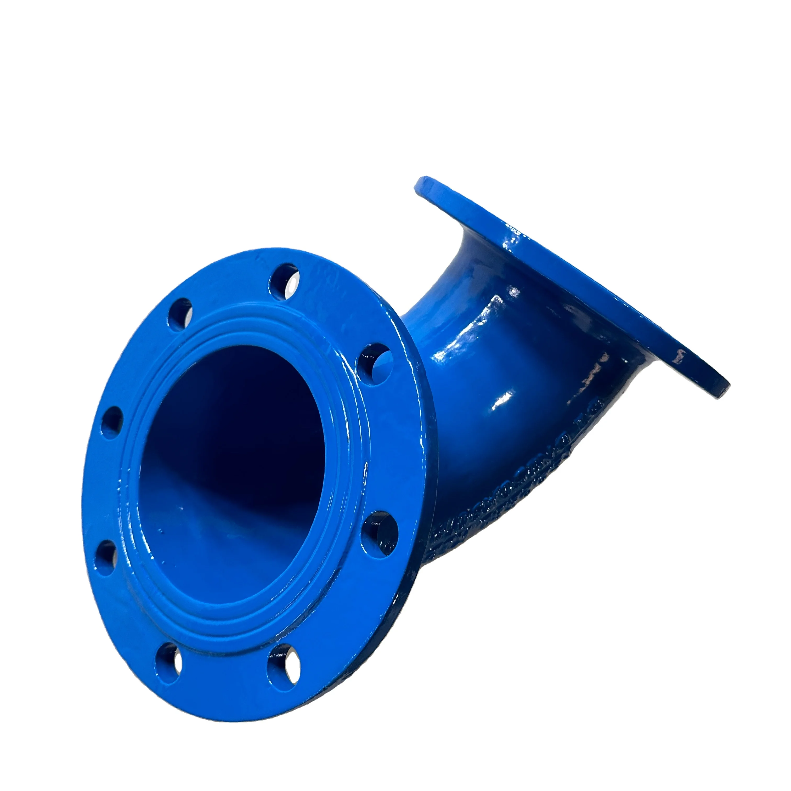 Ductile Iron Pipe Fitting Double Flange 90 /45Degree Elbow