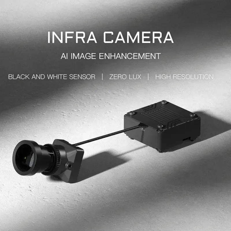 

LHCADDXFPV Infra Camera FPV 1500TVL 2.8mm Lens 16:9/4:3 NTSC/PAL Switchable with Replacement Lens Micro FPV Camera
