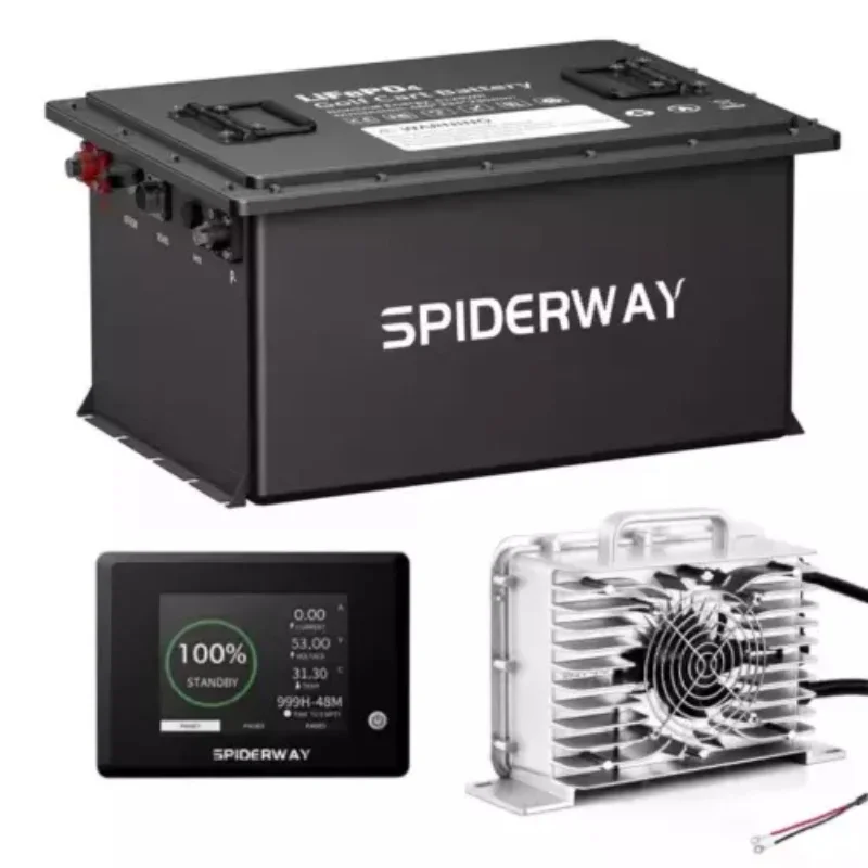 24V(25.6V) 105Ah LiFePO4 Lithium Battery with 24V 25A Smart Charge for Genie Skyjack JLG Boom Scissor Lift