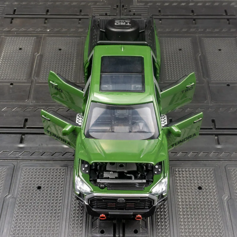1:32 Toyota Tantu pick-up modèle en alliage retirer acousto-optique porte-ouverture jouet pour enfants voiture cadeau d'anniversaire