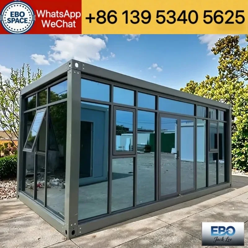 MMC professional custom 20ft foldable house, factory direct low-cost vacation villa, luxury prefab modular fast-build 2-3 bedroo