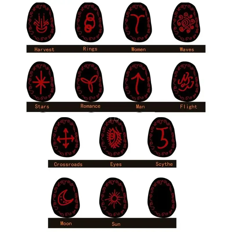 Runes Symbol Crystal Molds for Resin Divination Letter Epoxy Mold Crystal Rune Stones Silicone Molds Resin Molds