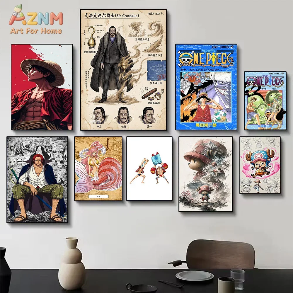 VIVID GEM Full Drill Diamond Painting One Piece Blackbeard Shock Manga Artwork 5D DIY Diamond Embroidery Wall Picture Gift