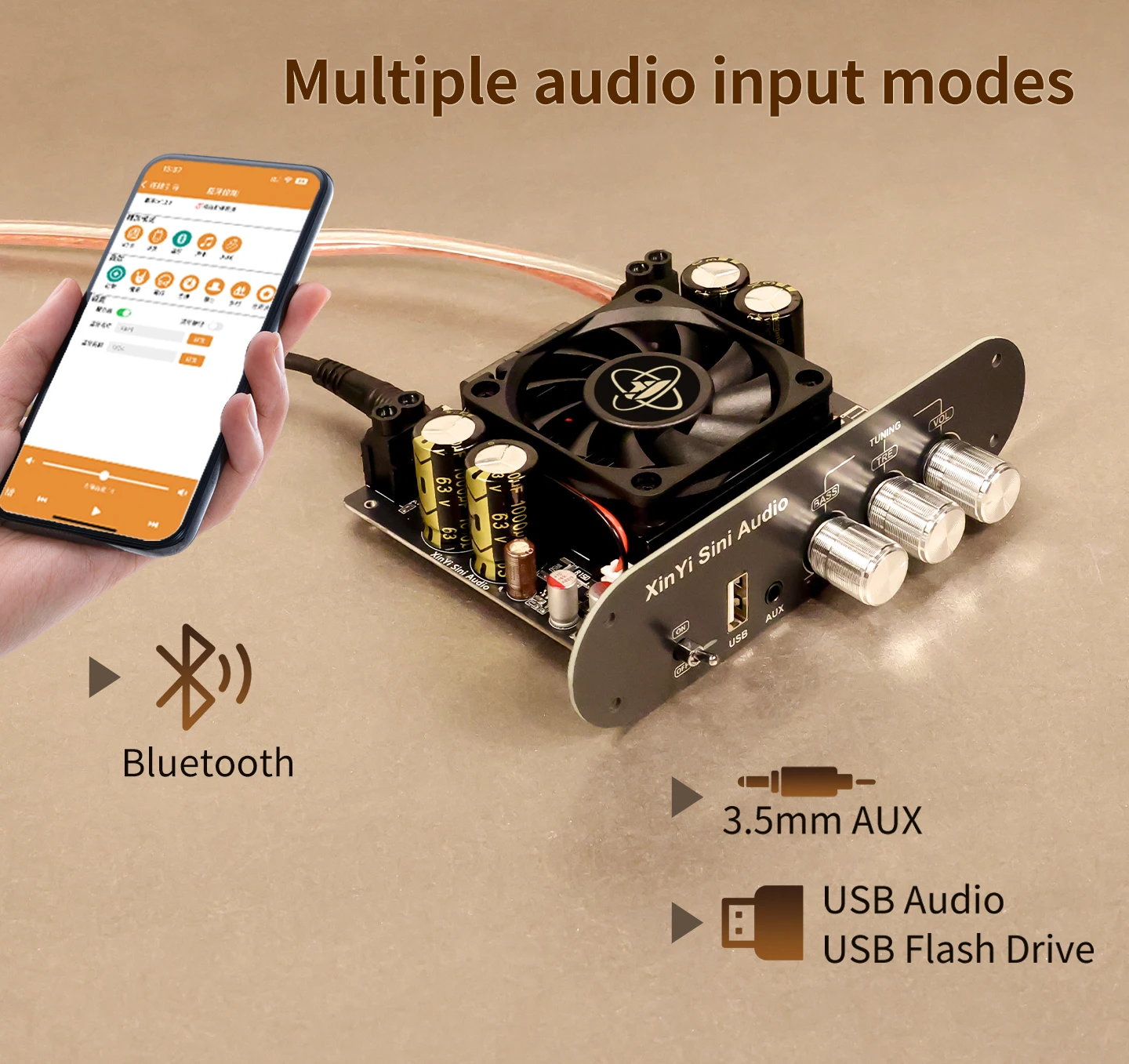 XY-T6001P T6001P monophonic 600W wireless audio amplifier board, TWS true wireless dual-speaker amplifier chip TPA3255