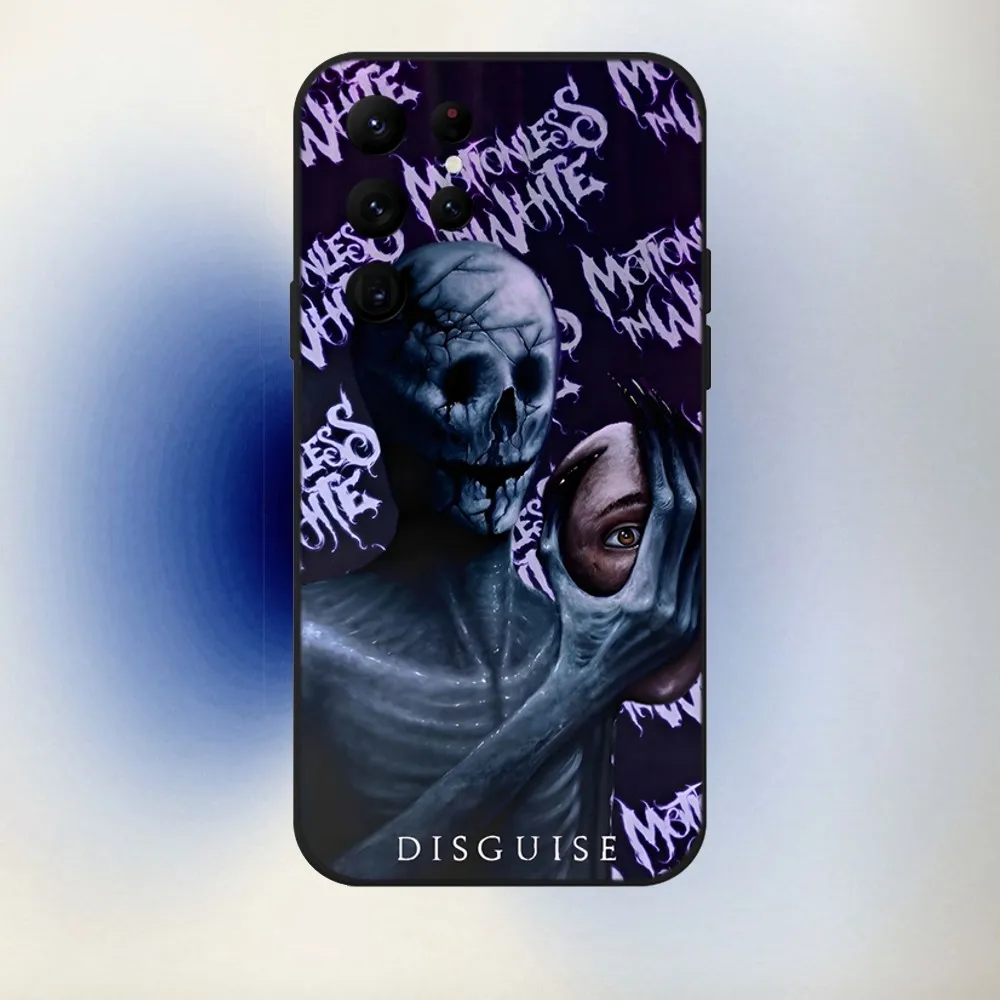 Motionless In White  Phone Case For Samsung S24,23,22,30,21,10,9,Ultra,Plus,Lite,FE,5G Black Soft Case