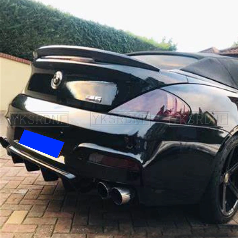 Spoiler Voor Bmw 6 Series E63 E64 2004 2005 2006 2007 2008 2009 Koolstofvezel Materiaal Achtervleugel Auto Styling