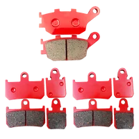 CVO-pastillas de freno delantero y trasero para motocicleta, accesorio de Metal semiorgánico para YAMAHA YZFR1, YZF, R1, 2007, 2008, 2009, 2010, 2011, 2012, 2013, 2014