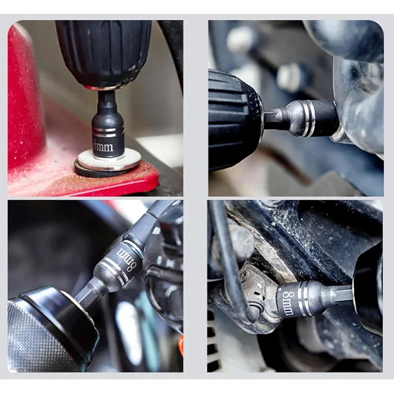 Шестигранный магнитный торцевой ключ, электрическая дрель, инструмент, набор отверток, адаптер, отвертки, сверла, аксессуары для ручек