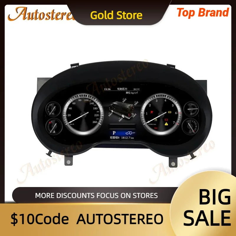 Digital Cluster Virtual Cockpit For Mercedes Benz A CLA GLA AMG A43 A45 Car Upgrade Refit Dashboard Player Speed Meter Screen