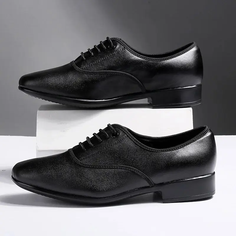 Male Sneaker Men New Leather Men's Latin Dance Shoes Modern Dance Hall Tango Man National Standard Ballroom Dance Shoes ﻿