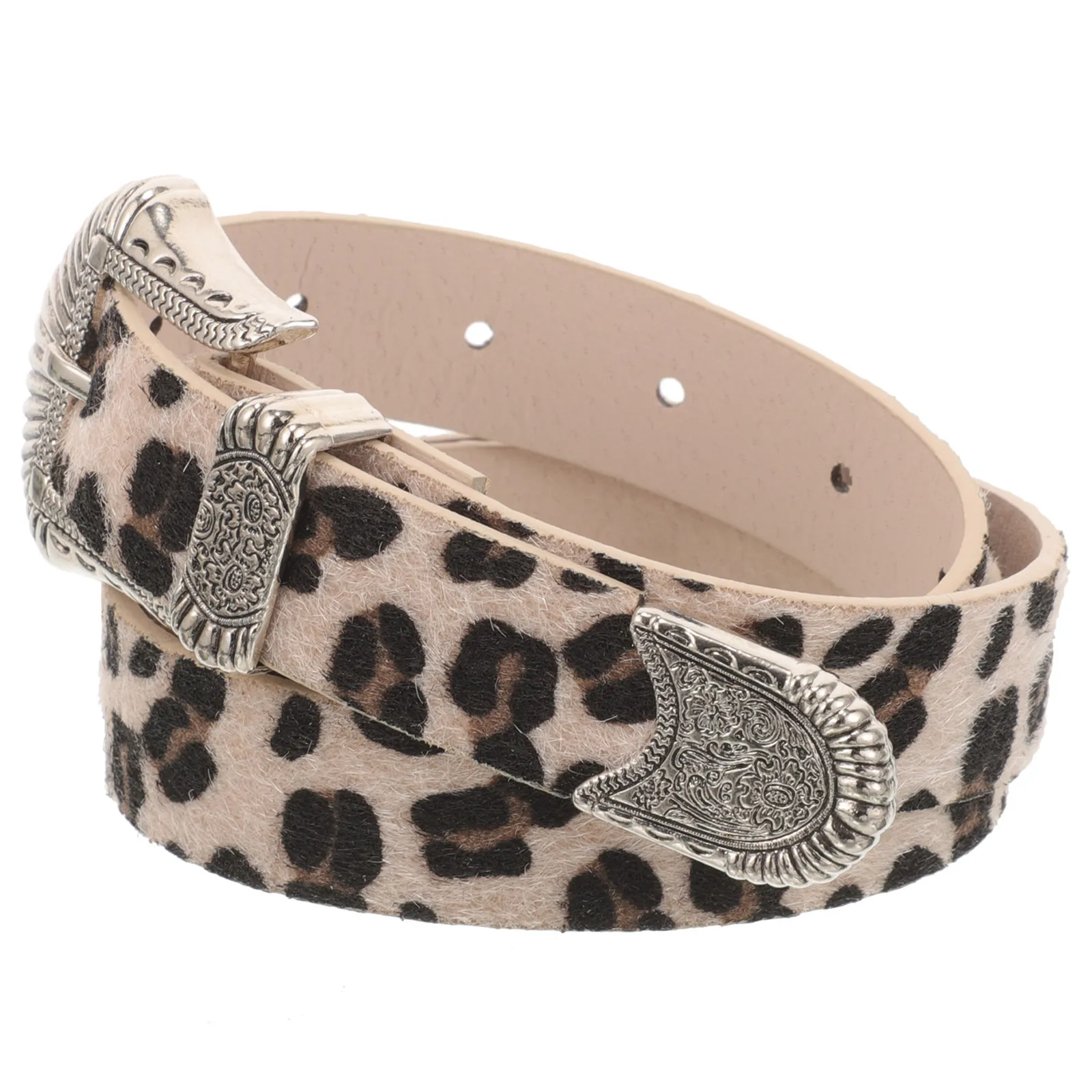 

Women Leopard Vintage Waist Belt Western Style Metal Dress Belt Decorative Jeans Waistband Women Belts for Jeans