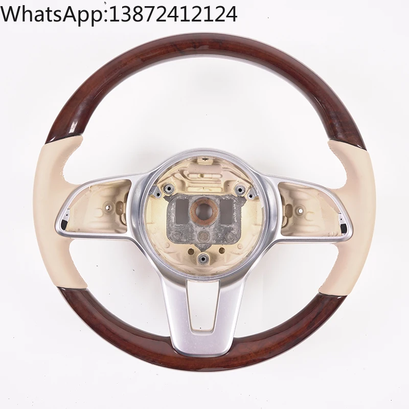 

Suitable for Mercedes-Benz Model White Circular Steering Wheel Upgrade Modification, Personalized Customization.