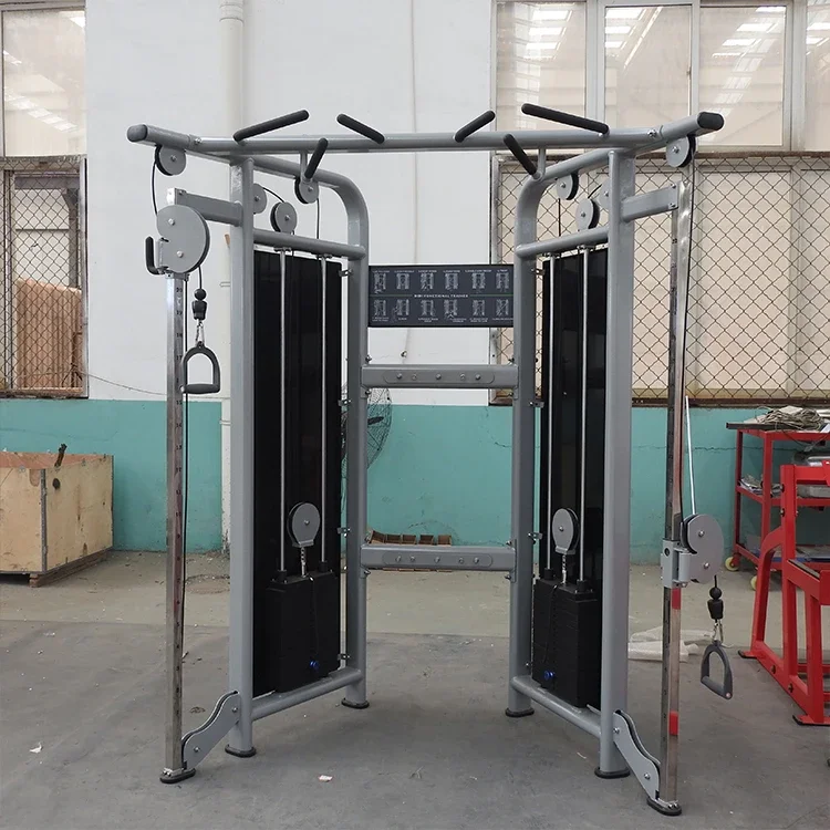 

New Home Body Building Cable Crossover Multifunctional Power Cage Squat Rack With Weight Lifting Training Gym Smith Machine