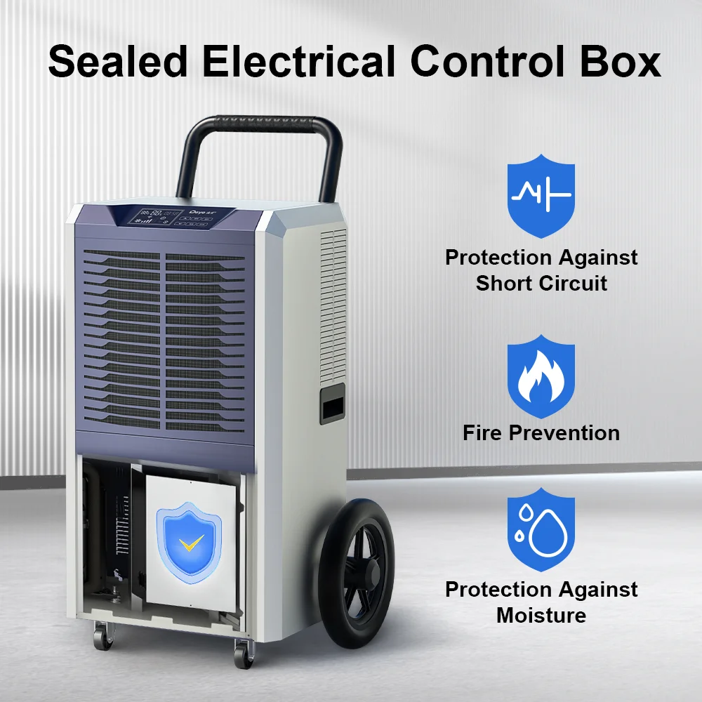 

70L Intelligent Control Humidity Removing Machine Air Dry Industrial Dehumidifier For Swimming Pool