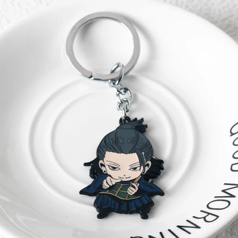 애니메이션 코스프레 주술회전 펜던트 목걸이 키체인 피규어, 게토 스구루 에나멜 키링, 코스프레 소품, 쥬얼리 팬 선물