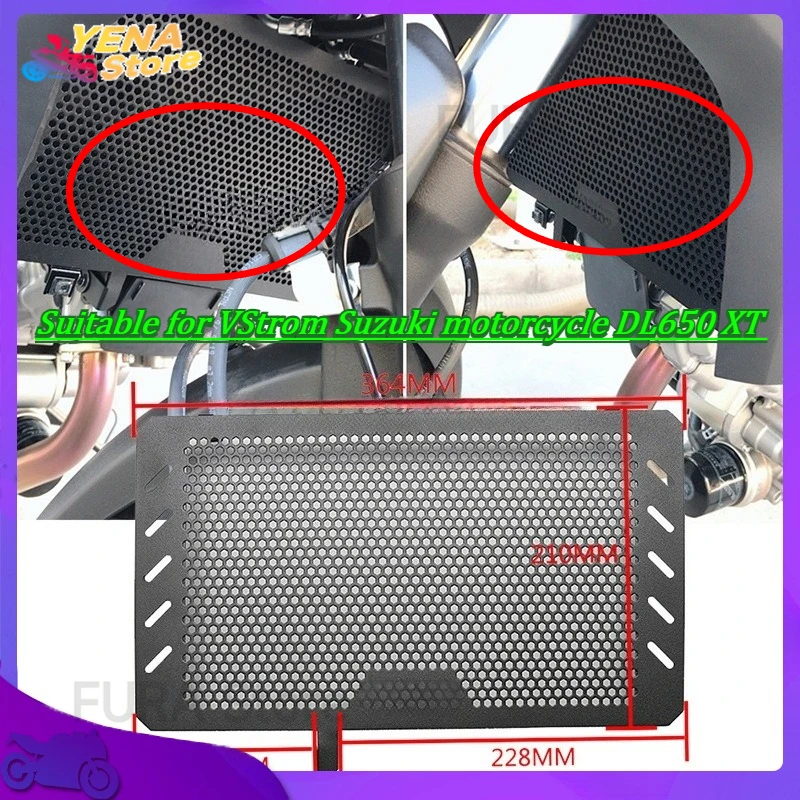 

Motorcycle radiator guard grille cover protector water tank guard accessory suitable for VStrom Suzuki motorcycle DL650 XT