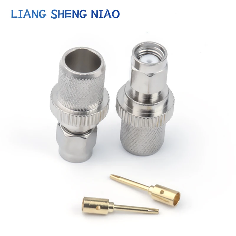 Rp-Sma-J-7 Reverse Polarity Sma Male-7 Pressure Connector Internal Screw Inner Hole Rpsma-J-7 Sma Reverse Connector