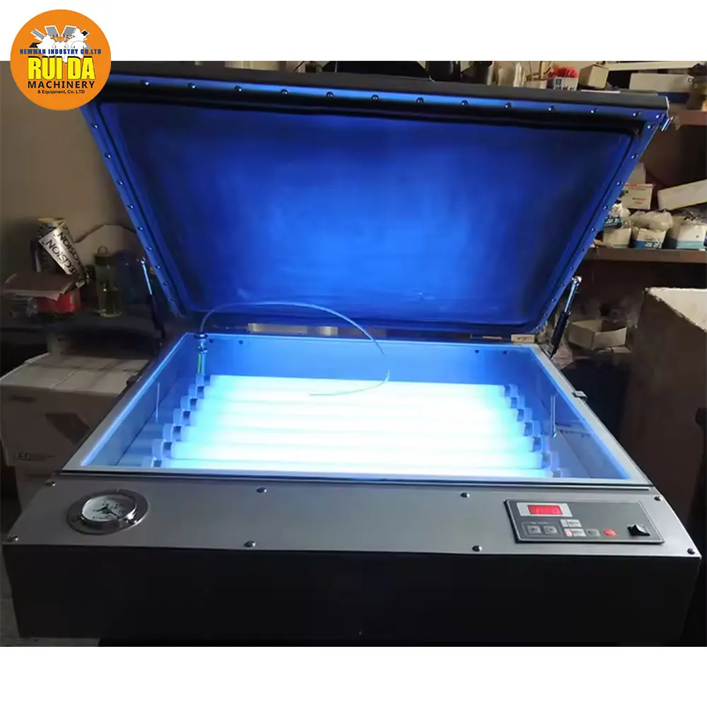UV Light Exposurer Unit 20wx8pcs Vacuum Exposure Machine For Screen Frame Image Burning