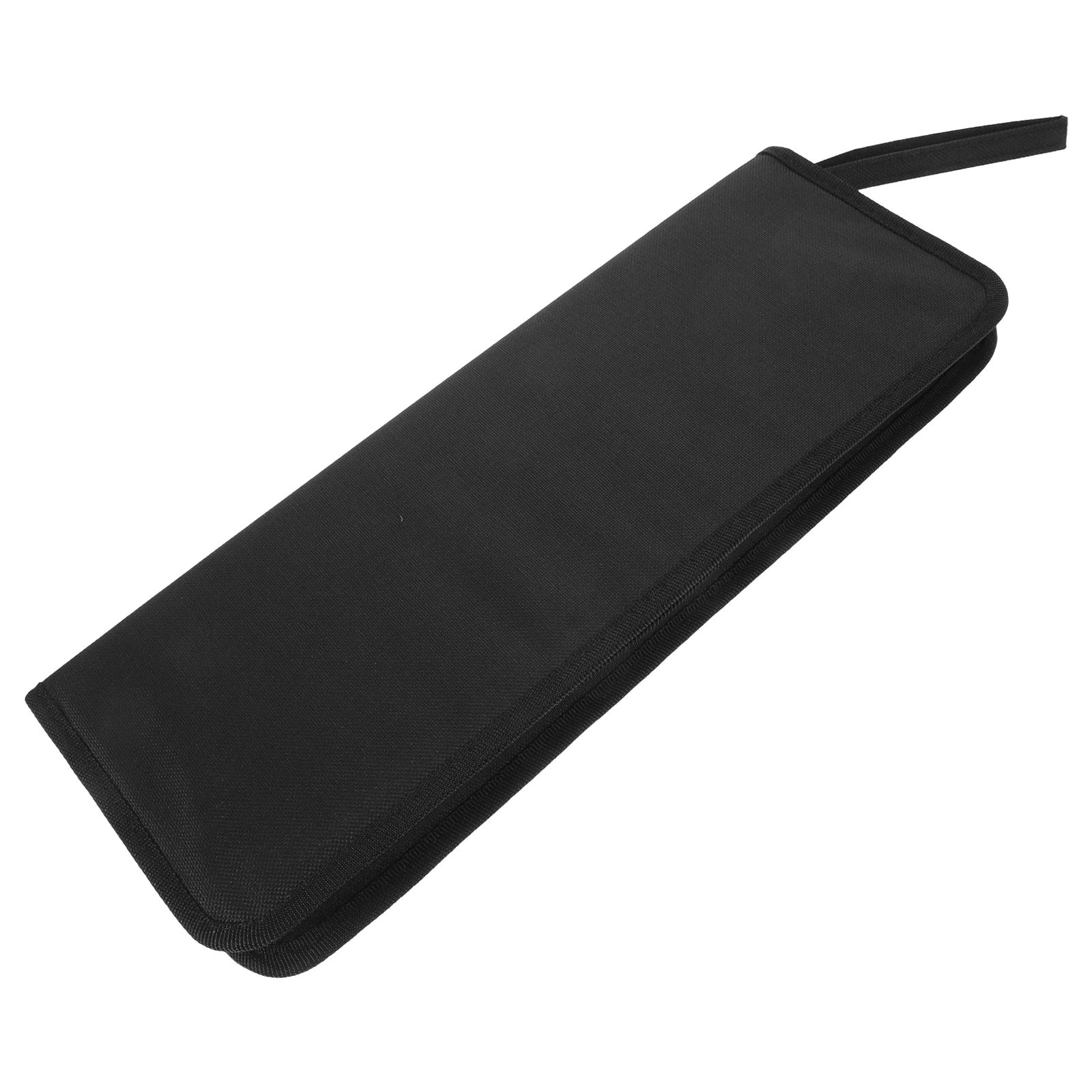 

1pc 15 Slots Paint Brush Holder Durable Canvas Storage Carrying Artist Black Rollup Case Watercolor Brushes Students Painters