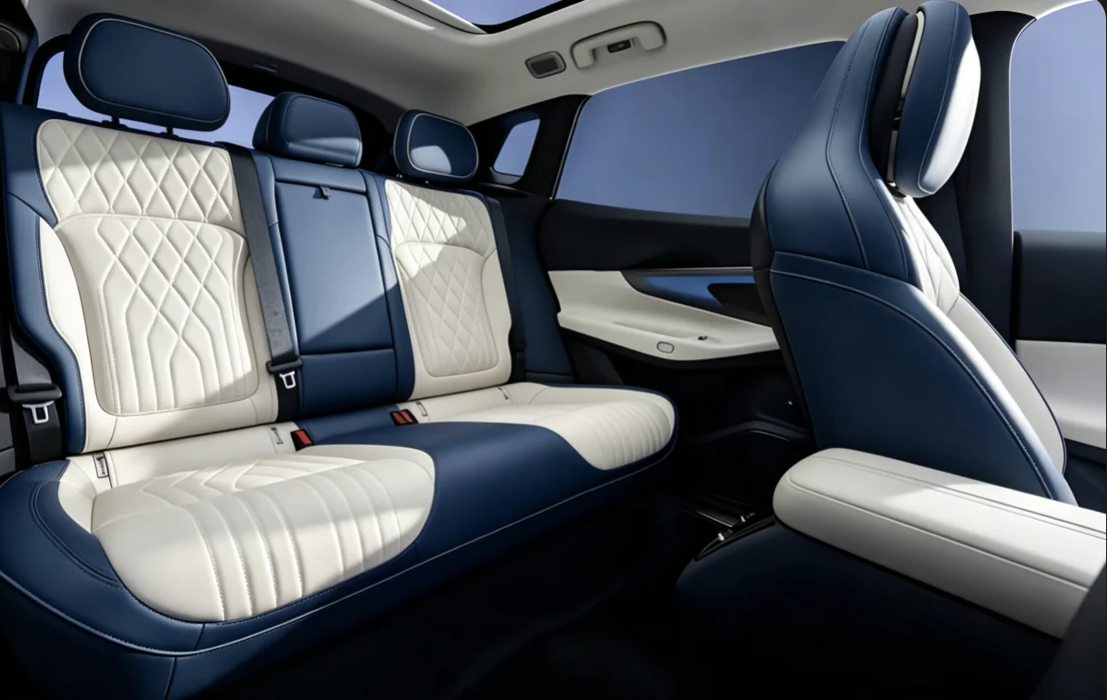 Für Lynk & Co 08 2023~2025 Maßgefertigte Autositzbezüge Luxuriöses Nappaleder 100% Passgenau Innenraumzubehör 360 ° Vollständige Abdeckung – Detail 5
