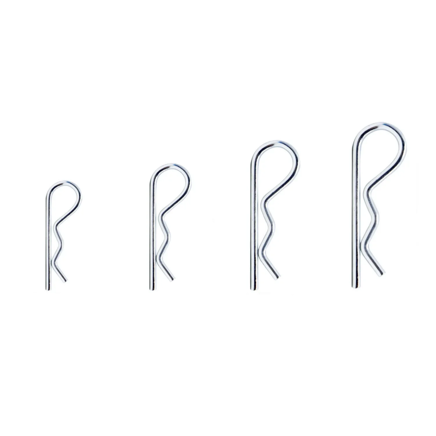 10Pcs Spring Cotter Pin Fuse Assortment - Galvanized Spring Cotter Pin for Reliable Fastening and Secure Connections