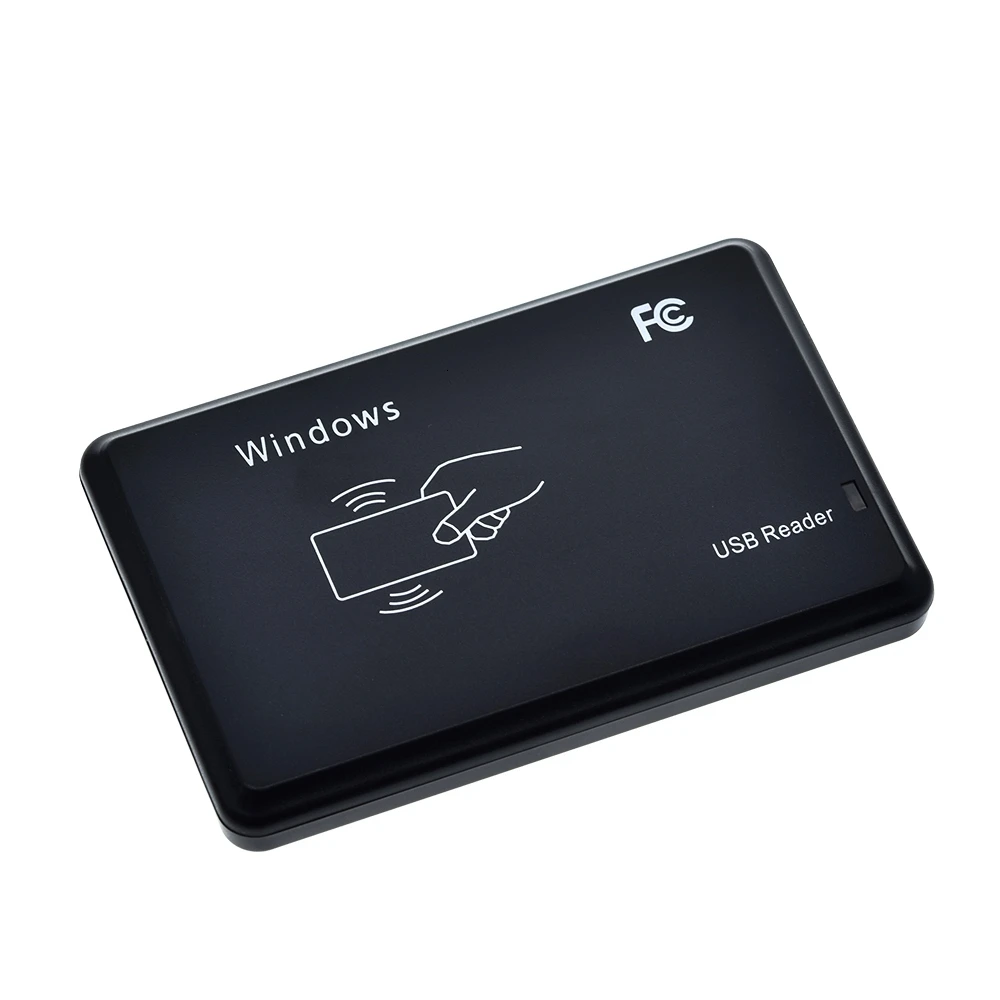 Lecteur RFID avec Port USB EM4100 TK4100, identification 125khz, sensibilité sans contact, Support de carte intelligente, système de fenêtre Linux, 1/3 pièces