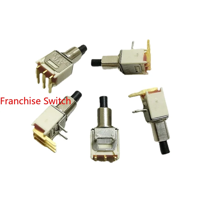 Small Push-button Switch TP12SH9ABE Self-reset  3-pin Gold-plated Foot Key 