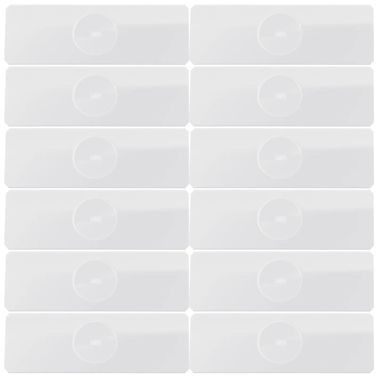 50 pcs Microscope Slide Glass Slides Laboratory Glass Microscope Slide for Aquatic Specimens (Double Concave)