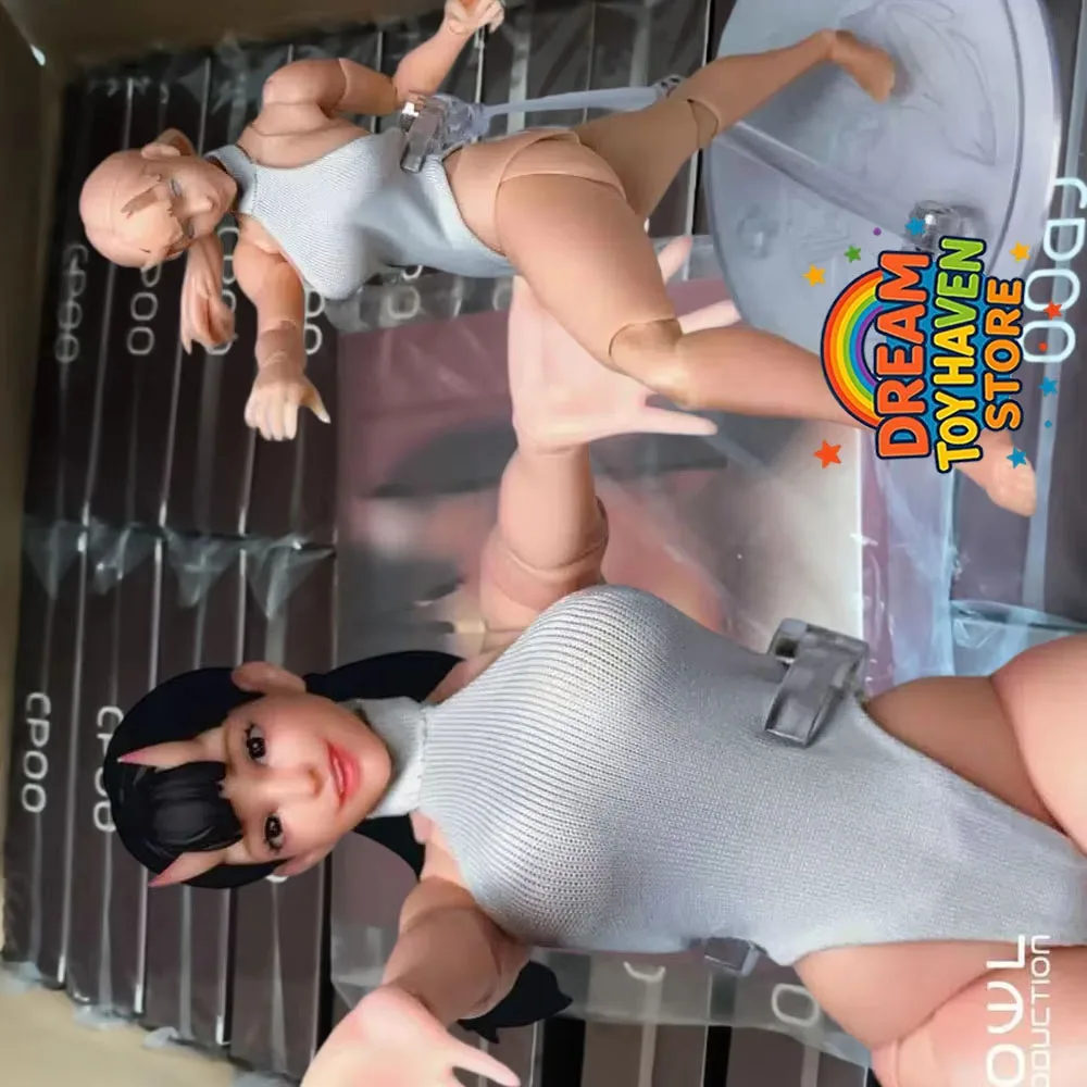 In Stock COWL VENCHAR Painting/White Model 1/12 Collectible Ghost Lady Movable 6Inch Female Action Figure Body Doll