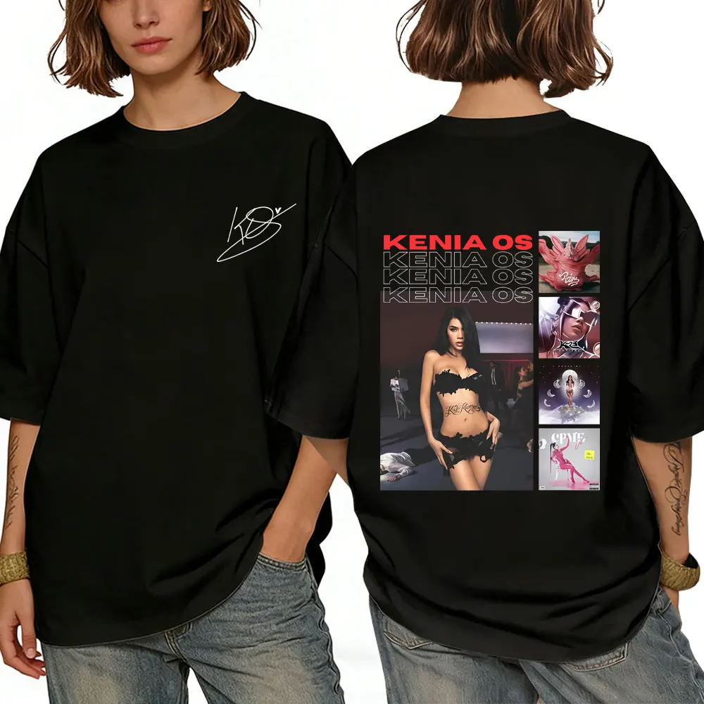 

Singer Kenia Os Music Album Cover Graphic T-shirt Men Women Fashion Casual Oversized T Shirts Unsiex Vintage Soft Cotton Tshirt