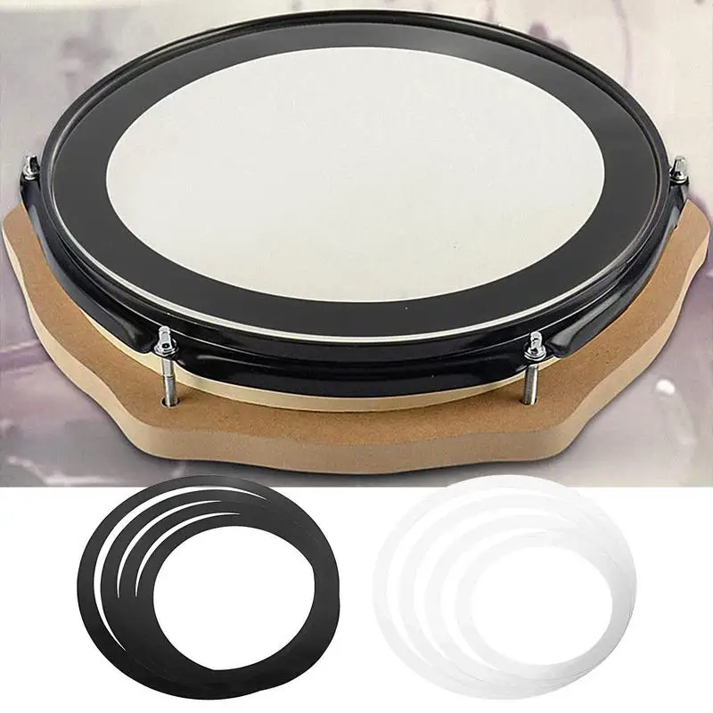 Drum Mute Ring Drum Stop Voice Coil Percussion Snare Drum Red Drum Kit Drum Accessories Household Tools Gift Set