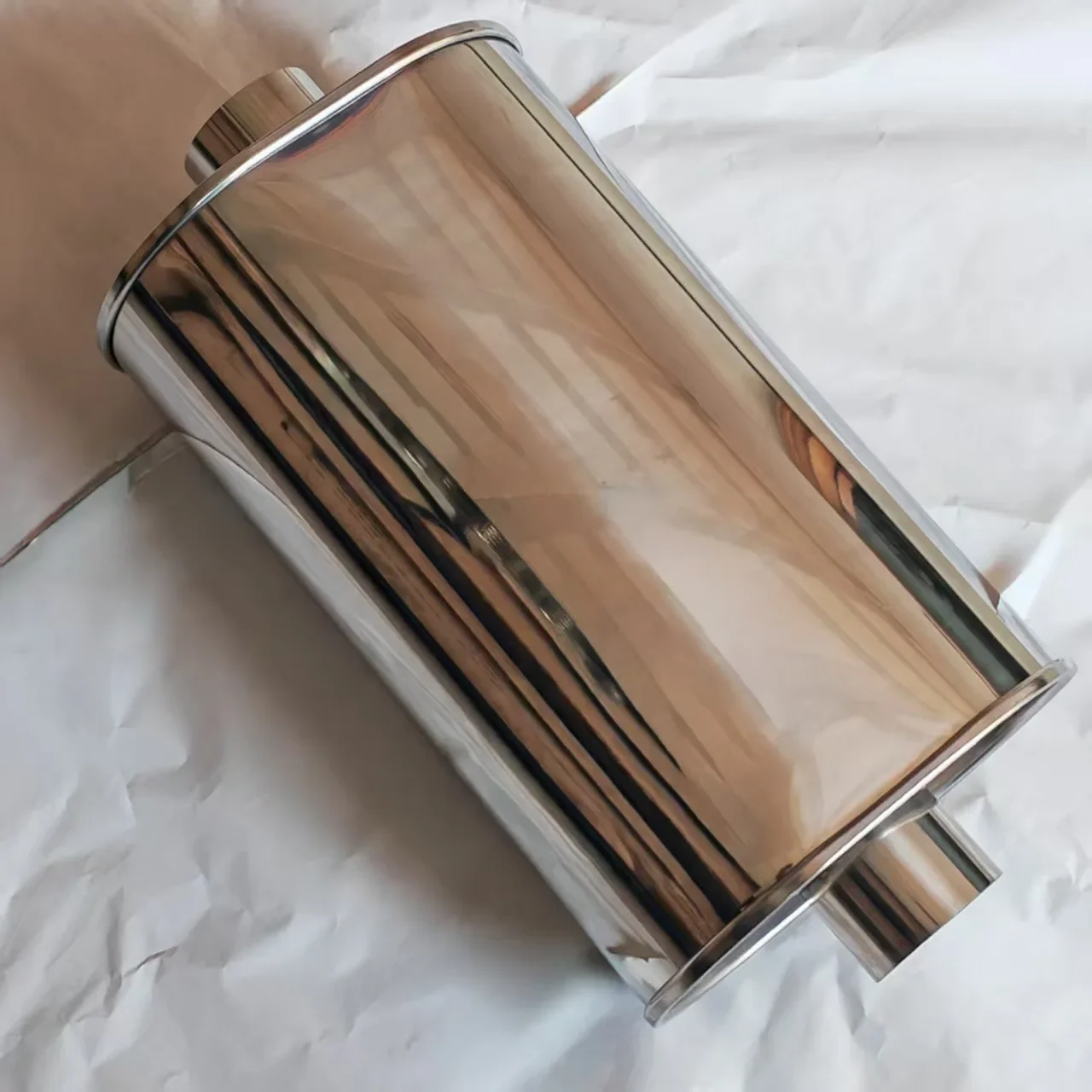 Car Modified Exhaust Pipe M Drum Body Stainless Steel Flat Drum Can Be Replaced At Will Tail Throat Muffler