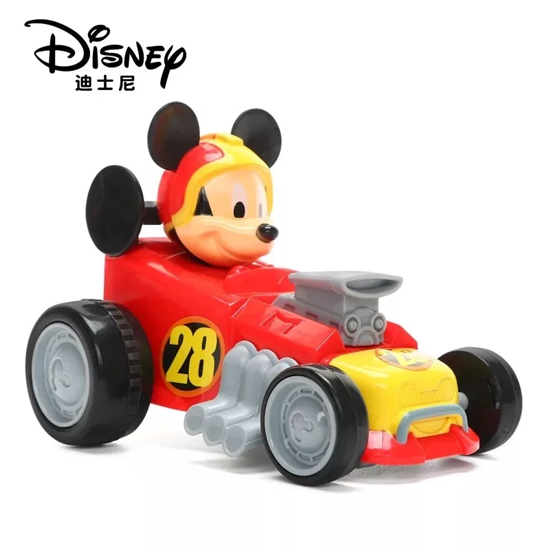 Genuine Disney Pixar Cars Cartoons Mickey Minnie Donald Duck Daisy Goofy Quality Plastic Car Toys For Children\'s Birthday Gift