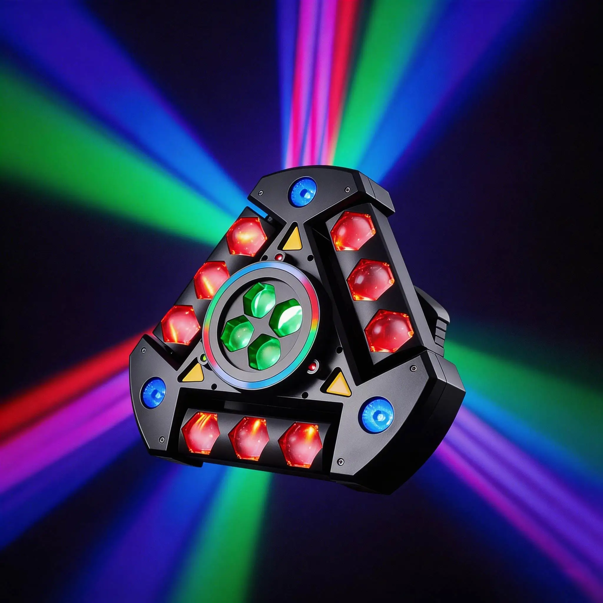 

2026 New Spider Stage Light DJ Disco Laser Projector 13x10W RGBW Beam Dye Sound Activated DMX512 for Party Club Wedding KTV