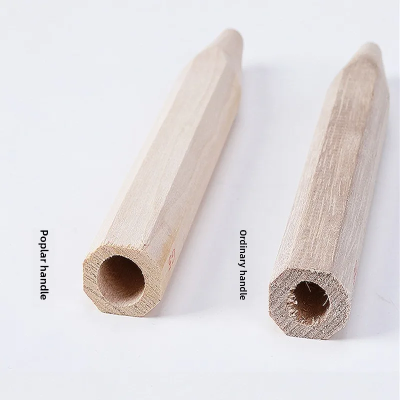 إصلاح المقبض الخشبي لمضرب كرة الريشة G4، غطاء مدبب، غطاء نهاية، قبضة المقبض، خشب الحور الأبيض