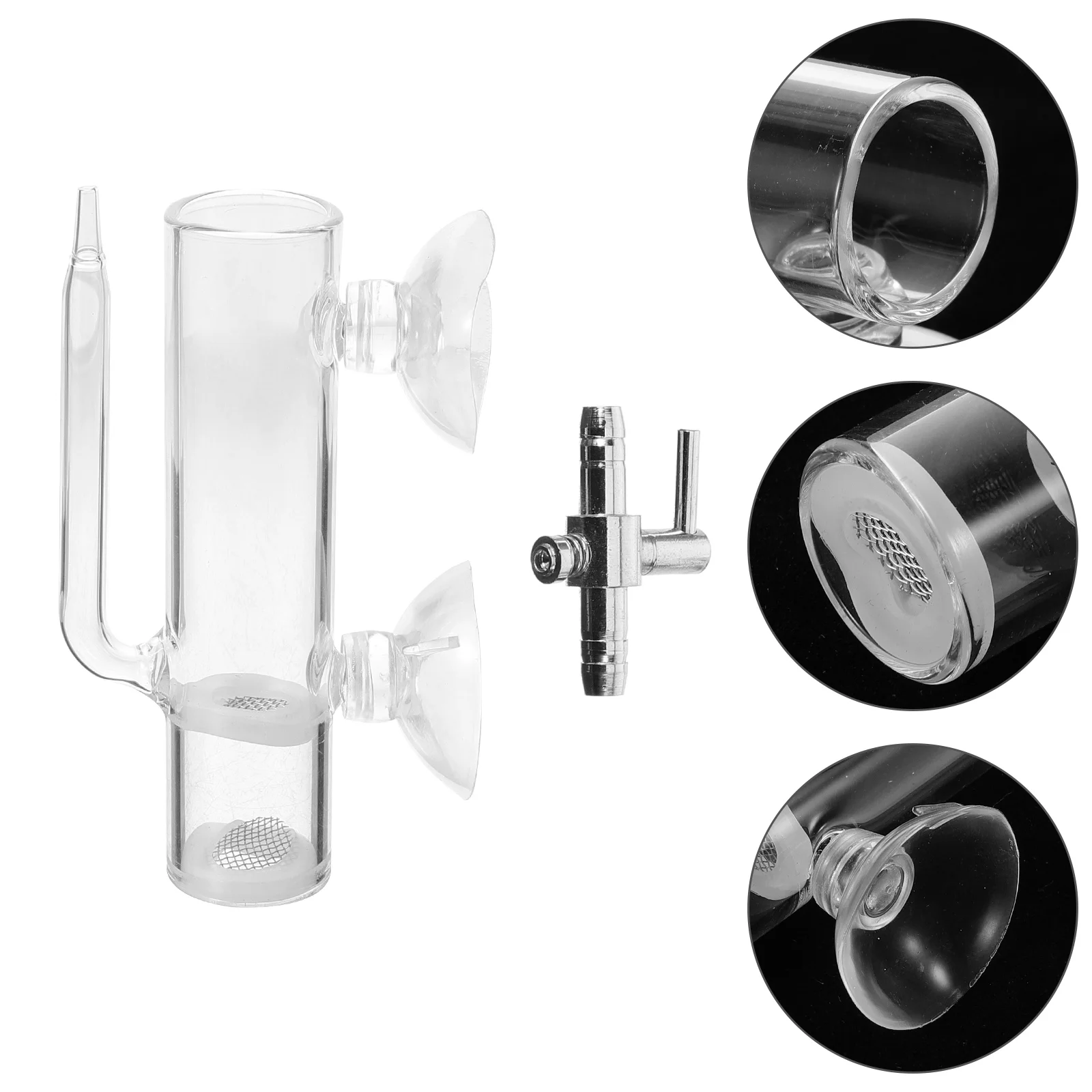 

Crystal Incubator Glass Eggs Hatchery Filter Breeding Box Fish Isolation Case Cup Tank Safe Resistance