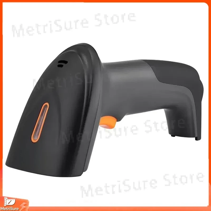 Wireless Handheld 1D Barcode Scanner USB Cordless QR Code Reader for Retail Inventory Management Supermarket POS System