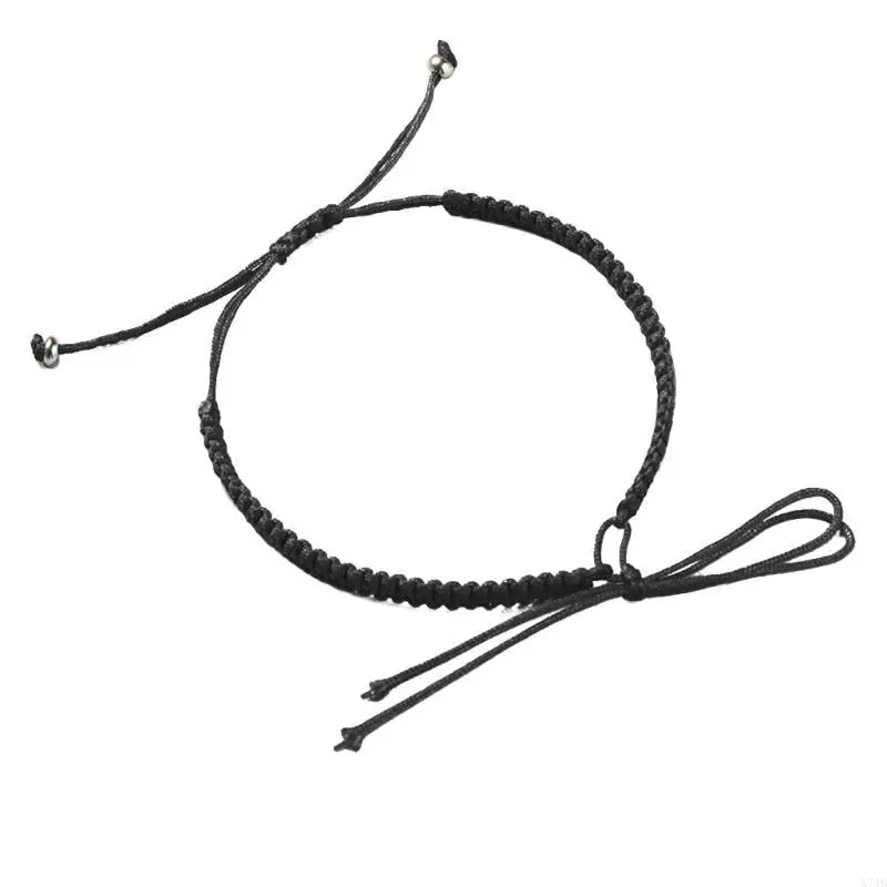  Handwoven Semi-finished String Bracelet Wrist Chain Handcraft Red Chain Bangle
