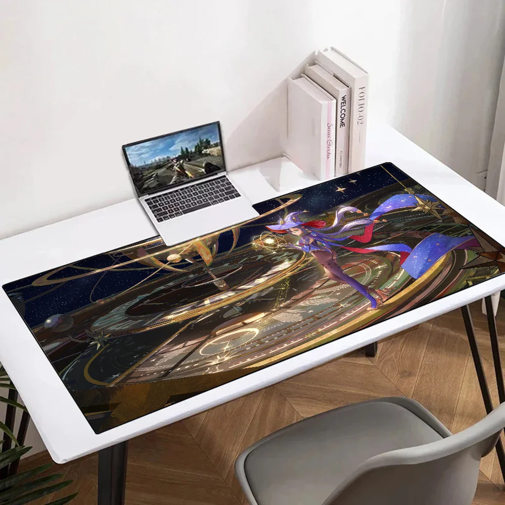 

Mona Megistus Genshin Impact Mousepad Mouse Mat Desk Mat With Pad Gaming Accessories Prime Gaming XXL Keyboard Pad Padding Mat