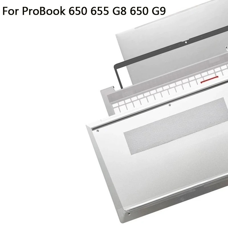 Para ProBook 650 G8 G9 650 655 G8 G9 cubierta trasera LCD para portátil/marco frontal/tastiera con almohadilla de palma/cubierta inferior cubierta superior