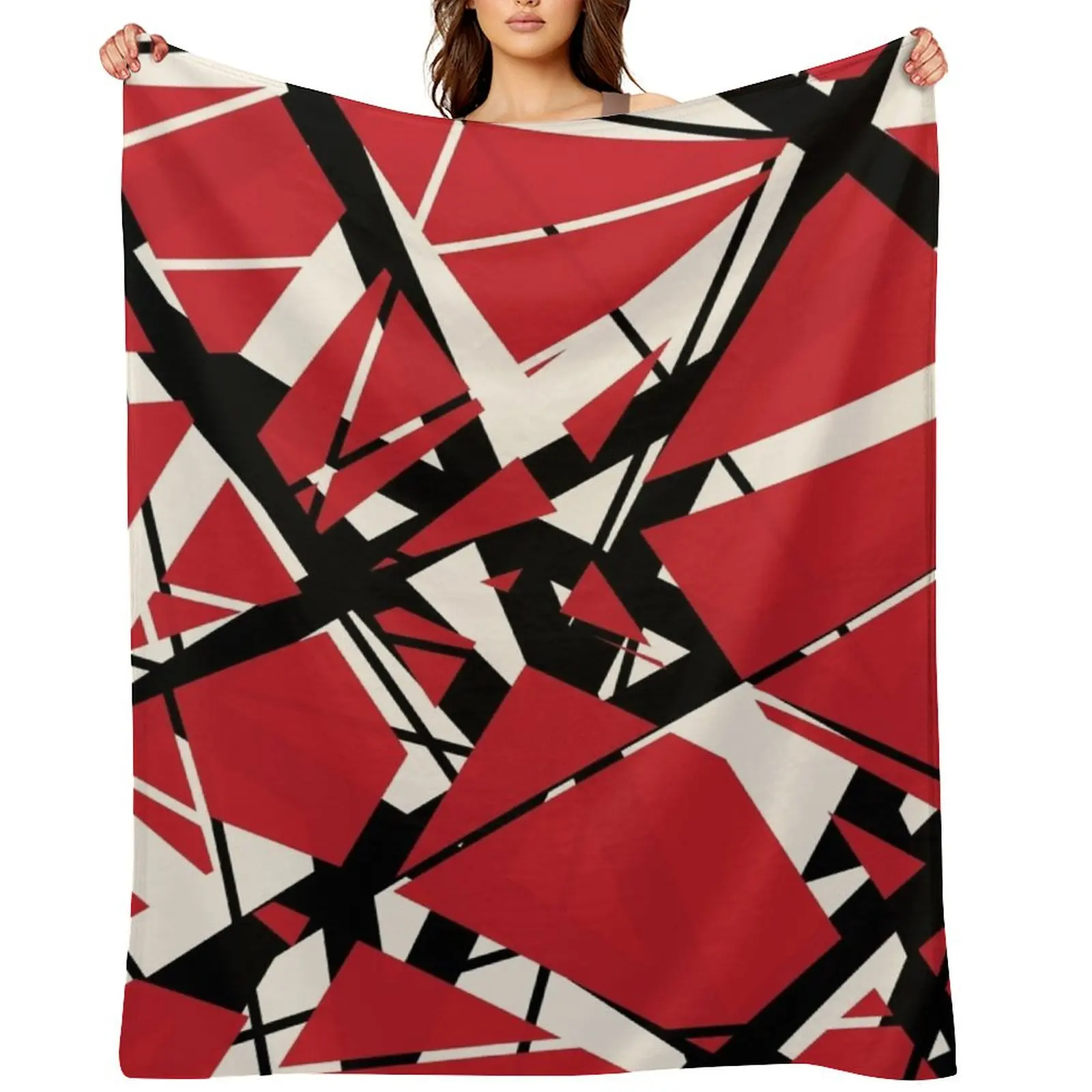 

EVH: authentic stripes design (red) Throw Blanket decorative warm for winter Summer Large Blankets