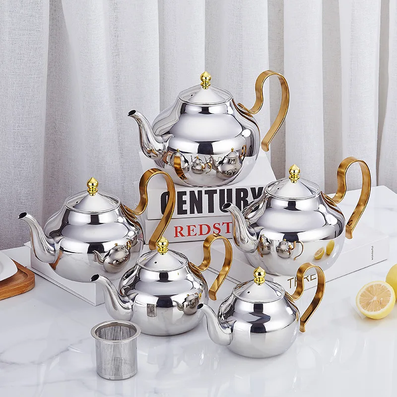 

HXL stainless steel kettle with filter teapot thickened teapot universal