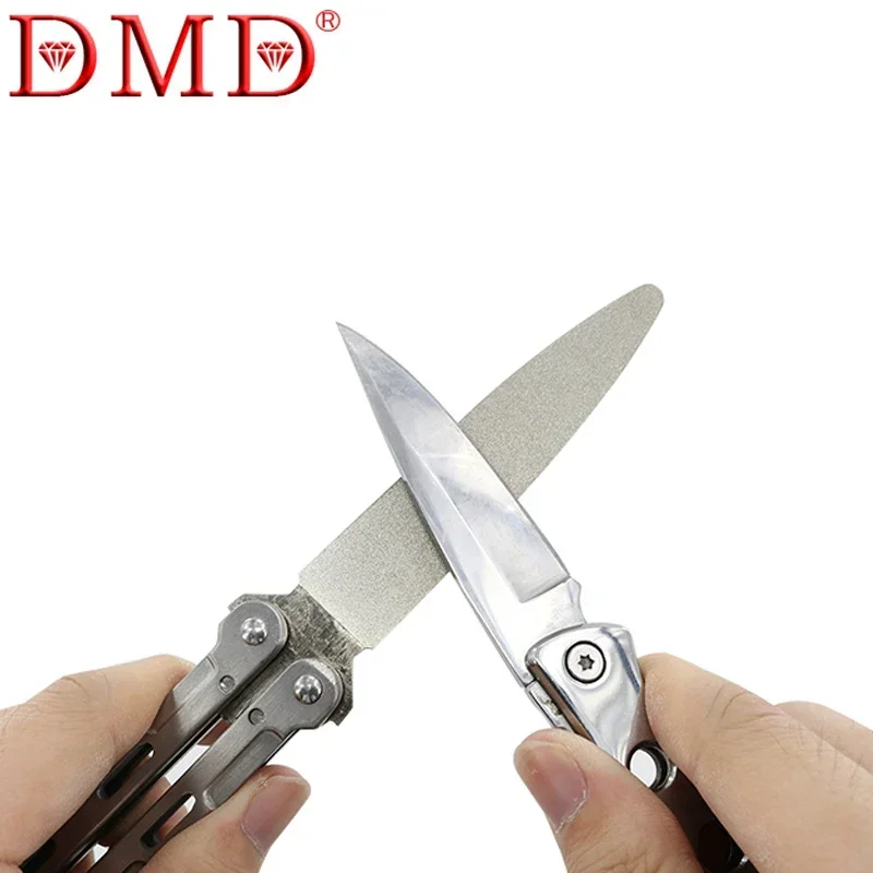 DMD Sharpener Knife Portable Double Side 400 600 Grit Durable Diamond Folded Knife Sharpener Outdoor Tool 1713