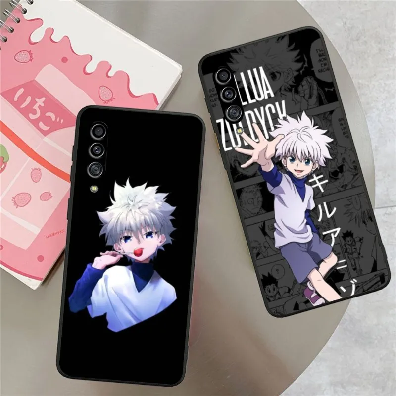 Hunter x Hunter Killua Phone Case for Samsung Galaxy S23 S22 S21 S10 S9 S8 Plus Ultra Black Soft Phone Cover Funda