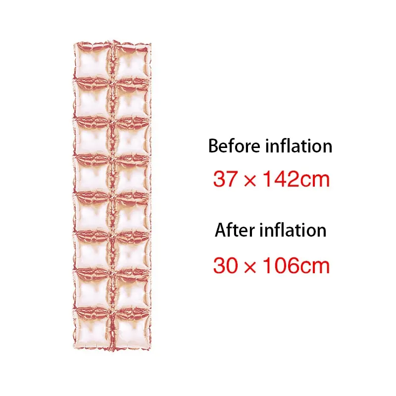 Double Row Background Wall Square Cube Foil Pink Balloons Halloween/Christmas/Happy New Year/Birthday Party/Wedding Decoration