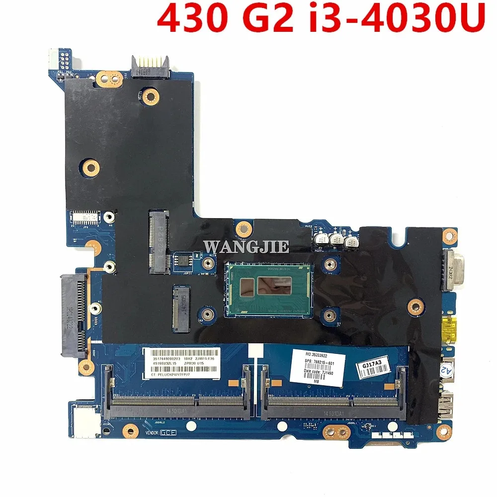 

768215-501 768215-001 768215-601 798061-601 798061-001 For HP ProBook 430 G2 Laptop Mainboard With i3-4030U I5-5200U LA-B171P